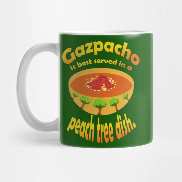 Gazpacho Best in Peach Tree Dish by Klssaginaw